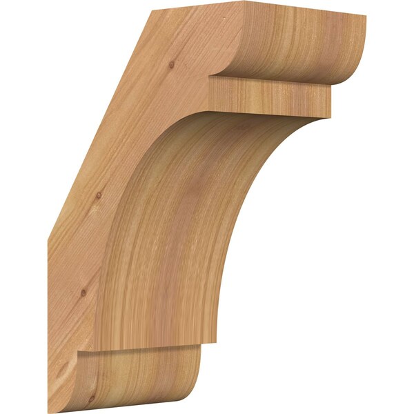 Ekena Millwork 5 1/2"W x 8"D x 12"H Olympic Smooth Knee Brace, Western Red Cedar BRC06X08X12OLY00SWR - main
